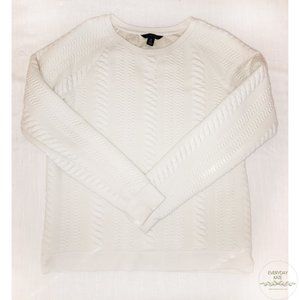 Lands End - Off White Sweater